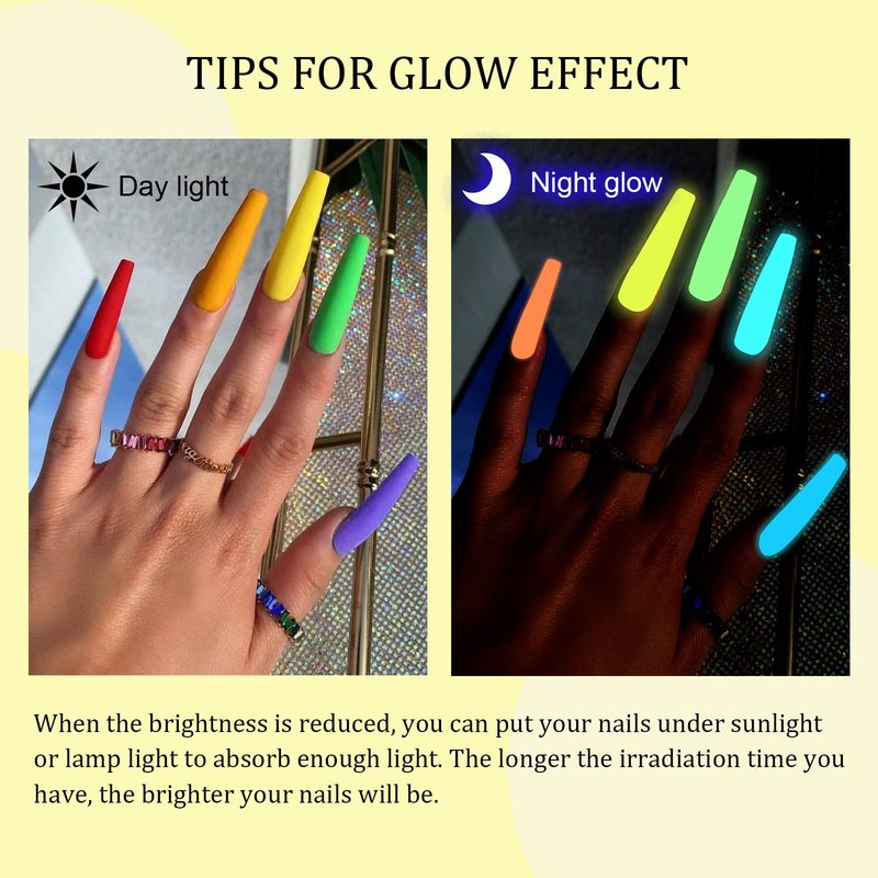 SAVILAND Glows in The Dark Gel Nail Polish Set - 12 Holiday Colors Luminous Neon Nail Gel Polish Set Cat Eye Polish Magnet Set 2024 5 in 1 Multi-Function Cat Eye Nail Magnet for Nails Easy Use Magnet