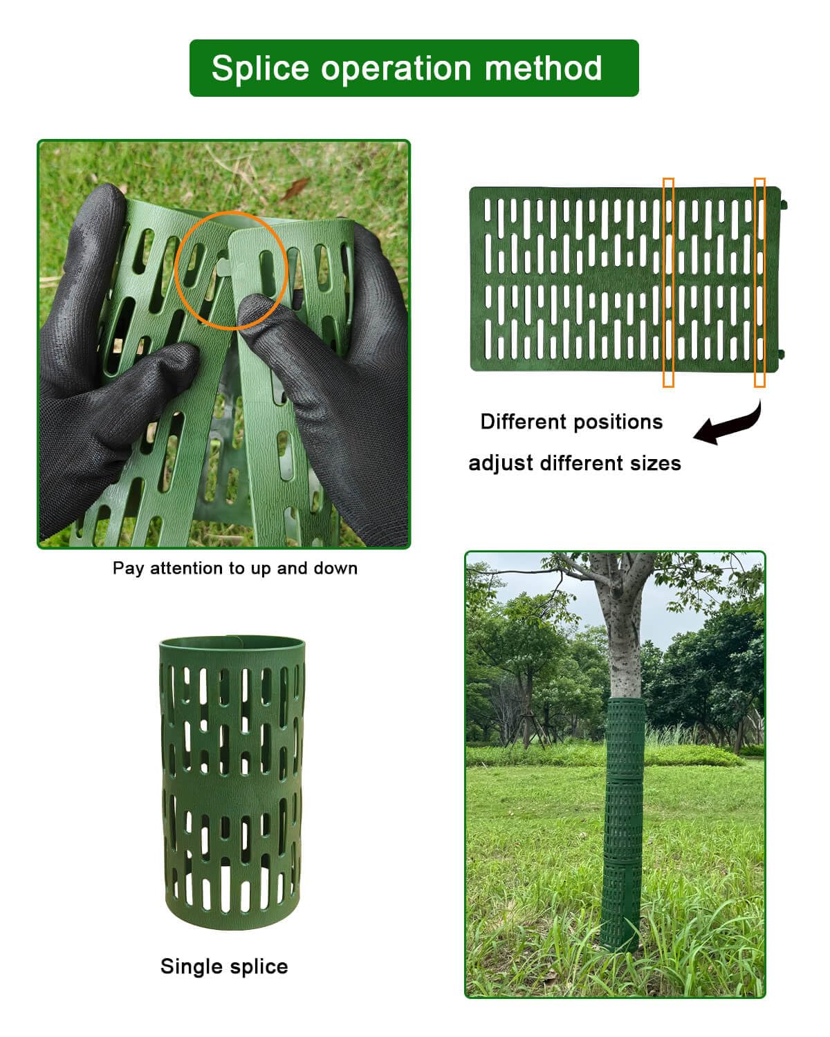Tree Trunk Protectors Tree Bark Protectors - 8Pcs Small Tree Trunk Protector Guard Breathable Tree Protectors for Wildlife Protection