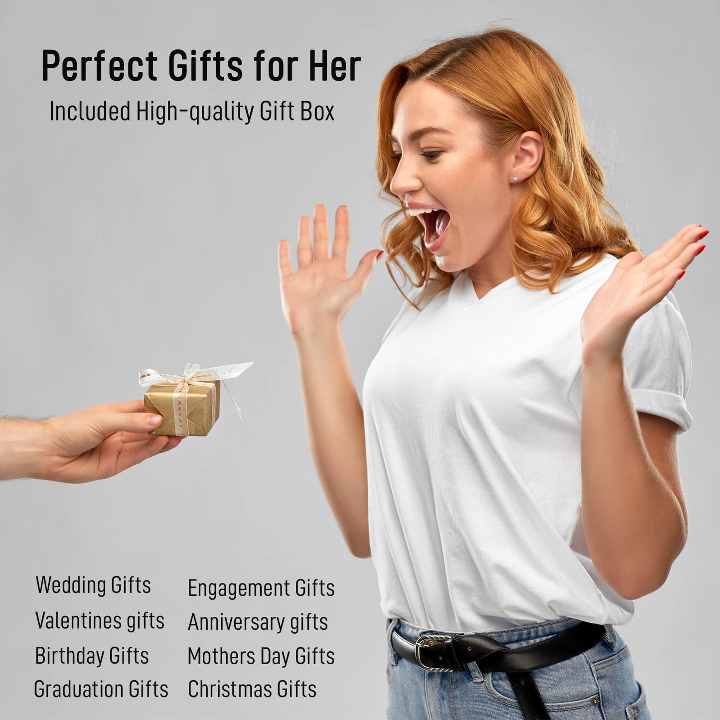 RIMRIVA 18K Gold-plated Bangle Bracelets for Women Love Gifts Clover Bracelet Stainless Steel Crystal Jewelry Birthday Her Anniversary Wedding Christmas Gifts Mom Wife Girlfriend Friends