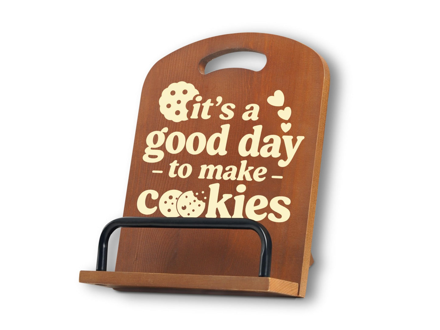 InnoBeta Cookie Gifts for Bakers, Cookbook Stand for Kitchen Counter, Perfect Gifts for Cookie Lovers on Birthday, Adjustable Tablet Recipe Book Holder, Unique Baking & Home Decor