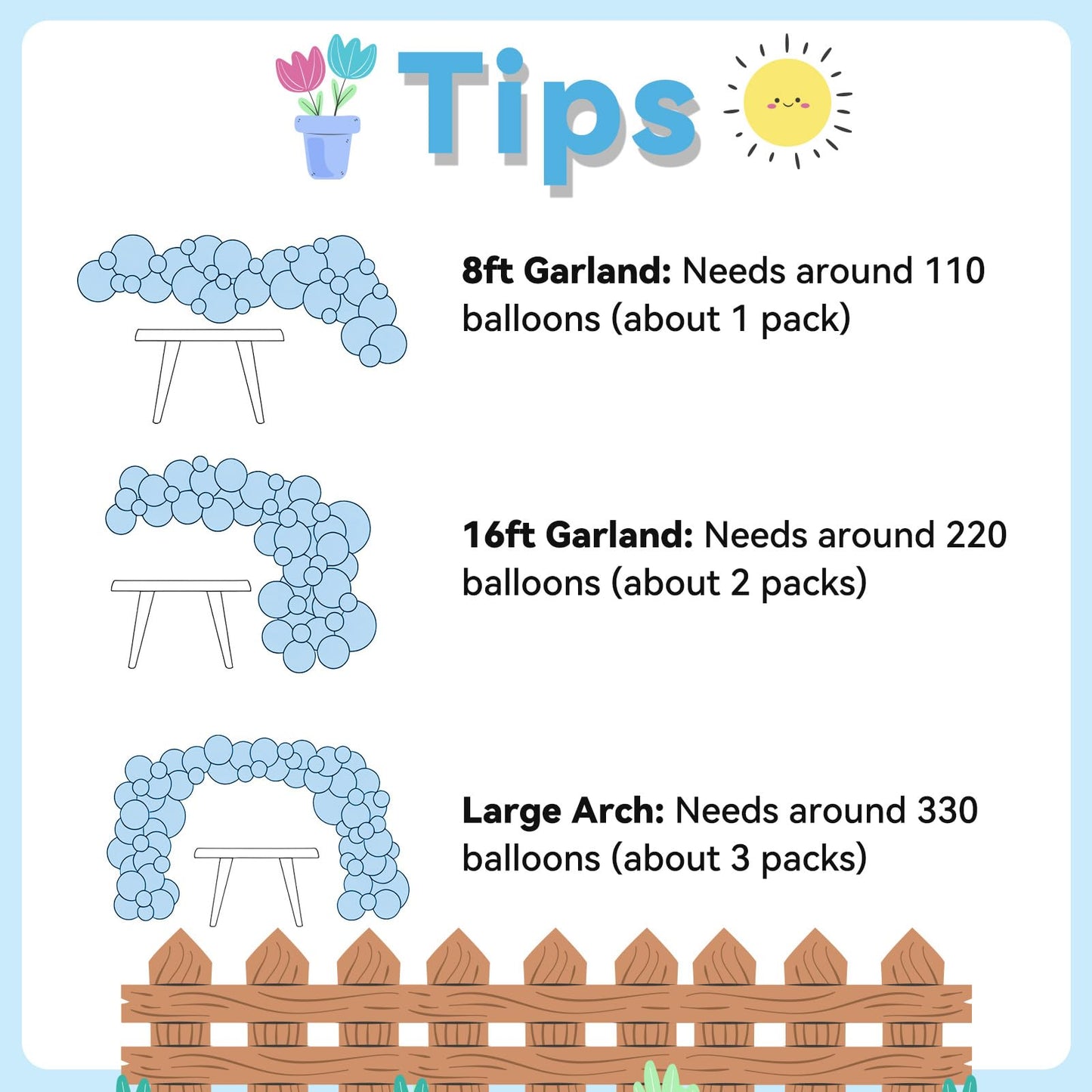 FunHot Dusty Blue Balloon Arch Kit, Double Stuffed Pearl White Pastel Blue Balloon Garland Kit with Clear Balloons for Boys Baby Shower Gender Reveal Wedding Frozen Winter Birthday Party Decorations