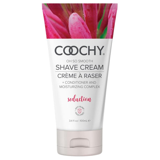 Coochy Shave Cream - Moisturizing Shave Lotion - Gentle Intimate Shaving Cream - For Bikini Area, Underarms, Legs & More - Rash-Free, Hydrating Formula - Seduction - 32 oz