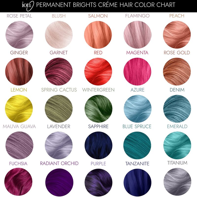 Ion Permanent Brights Creme Hair Color Titanium Titanium