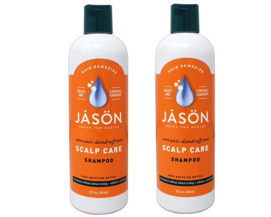 Jason Dandruff Relief Treatment Shampoo 12 oz (Pack of 2)