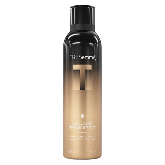 TRESemmé Lacquer Shine Spray 1 ct A-LIST Collection for Brilliant Gloss + Humidity Control, Developed Safe for All Hair Types, 5.3 Oz