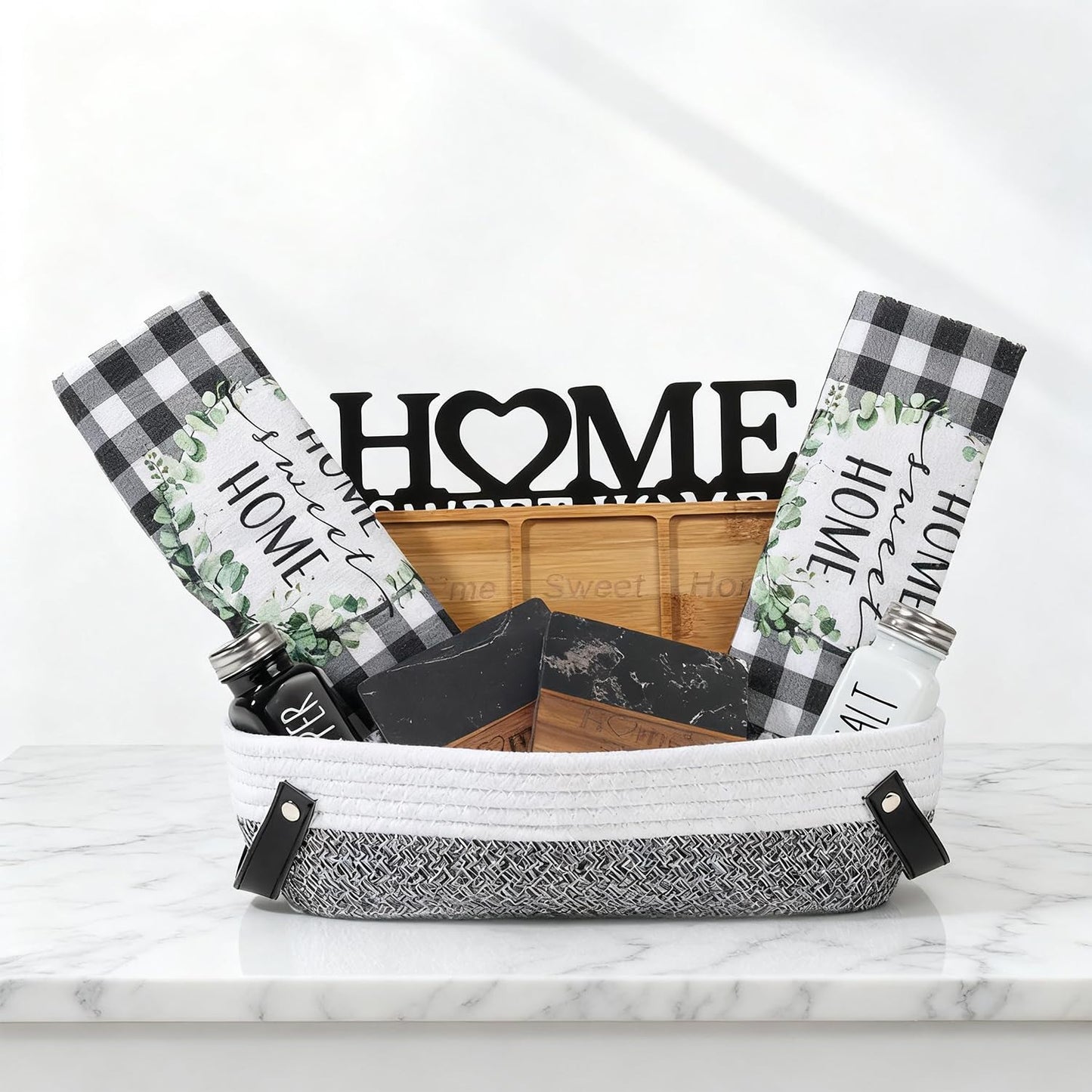 Hoomast House Warming Gifts New Home, 10 Pcs Housewarming Gift Ideas, New House Gift Basket for Homeowners Couples Women, Closing Gifts for Home Buyers
