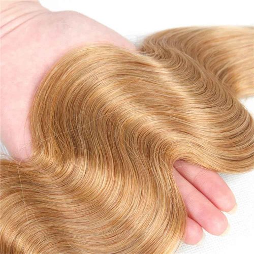 18 20 22 Inch Honey Blonde Bundles Body Human Hair Color 27 Blonde Human Hair Body Wave Bundles Real Unprocessed Wet And Wavy Weave Bundle