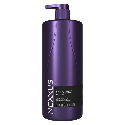 Nexxus KERAPHIX Shampoo for Damage Repair for Damaged Hair Powered by KRT Keratin Resistance Therapy with Liquid Crystal Amino Acids 33.8 Fl oz
