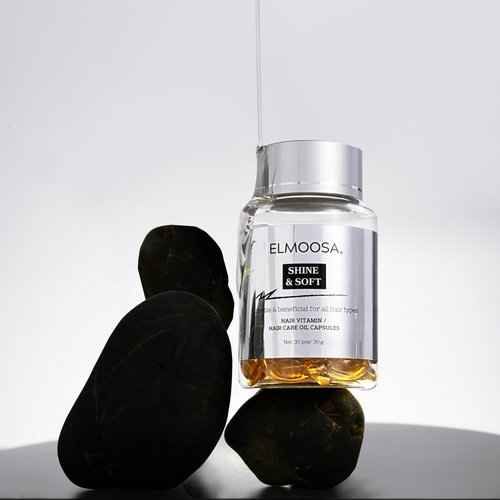 ELMOOSA REPAIR & CARE HAIR ROUTINE For All Hair Types 250ML Leave In Conditioner and Hair Care Oil Capsules Made With Macadamia Ternifolia Seed Oil For Women＆Men