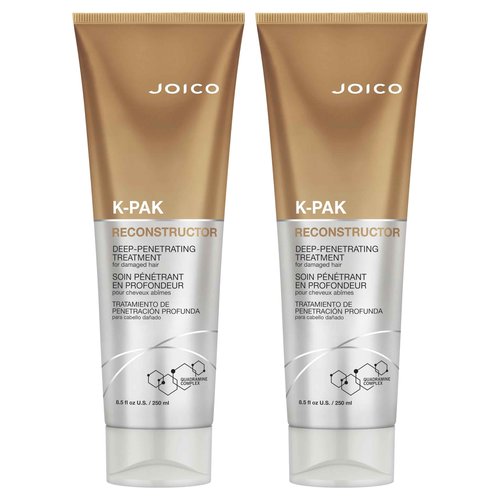 K-PAK Reconstructor Deep-Penetrating Treatment | For Damaged Hair | Repair & Strengthen Strands | Rebuild & Fortify Damaged Hair | Improve Elasticity | With Keratin & Arginine | 8.5 Fl Oz (Pack of 2)