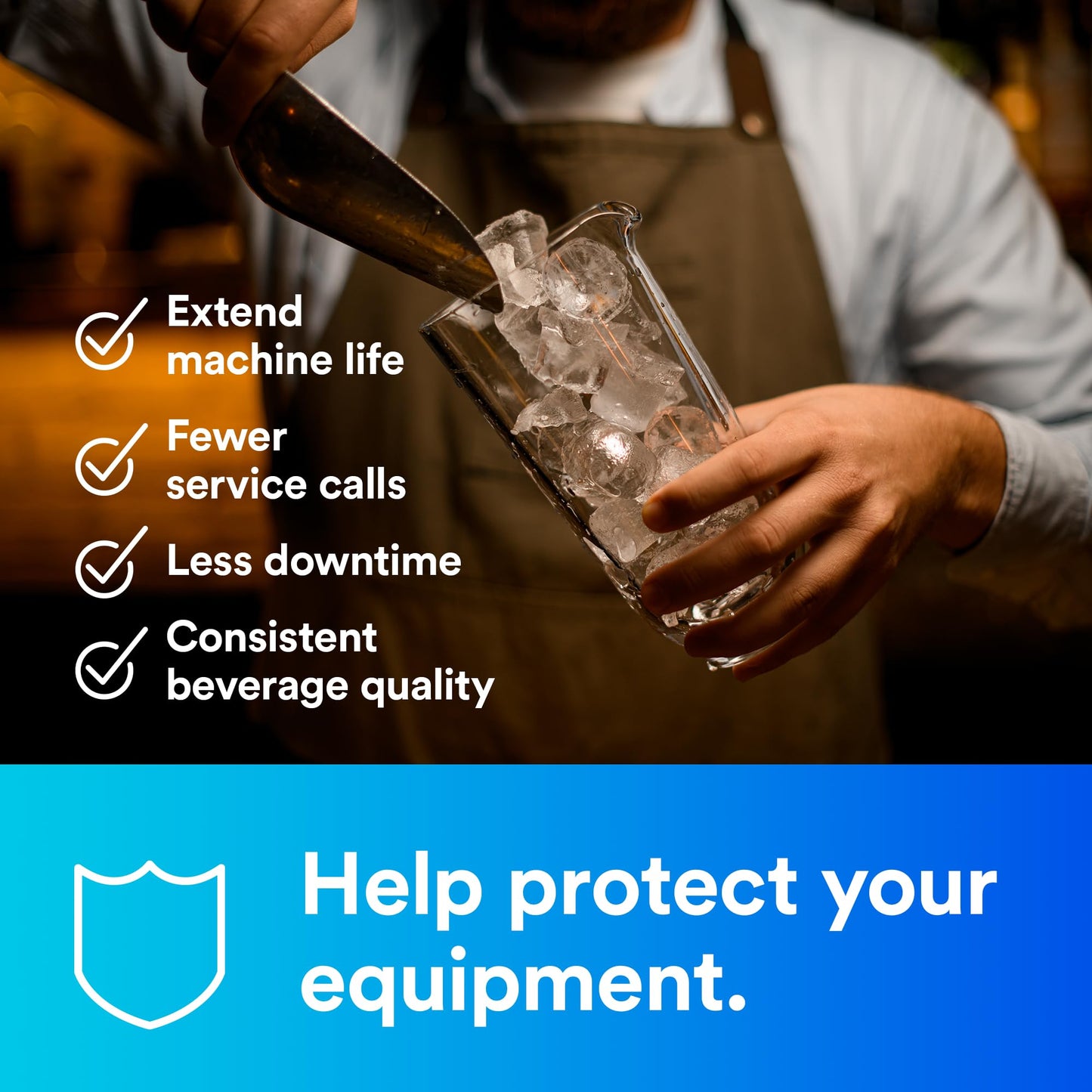 3M Water Filtration Products Water Filtration System ICE160-S for Commercial Ice Maker Machines