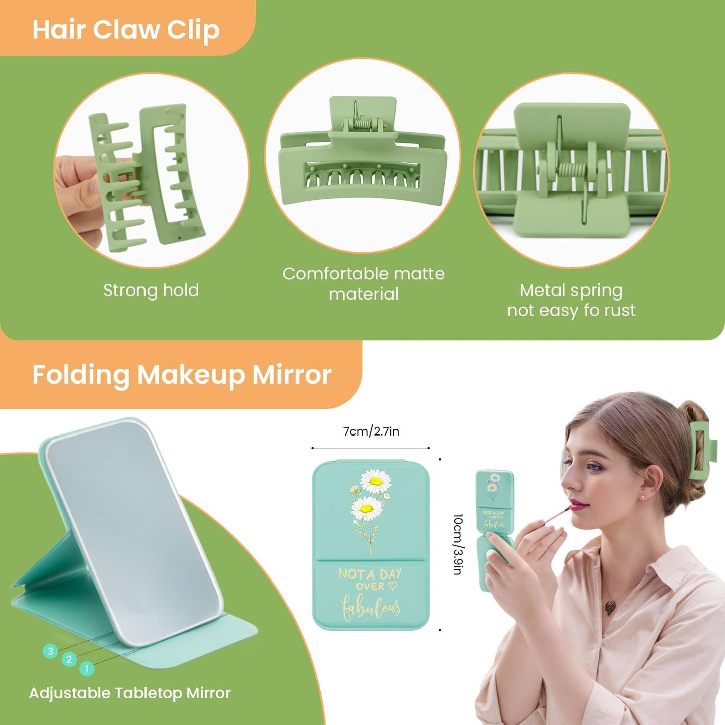 Uongeod Birthday Gifts for Women,Happy Birthday Gifts for Women 11PCS Birthday Basket for Women Green Best Friend Birthday Gifts Baskets for Women Mon Wife Daughter Aunt Sister Coworkers