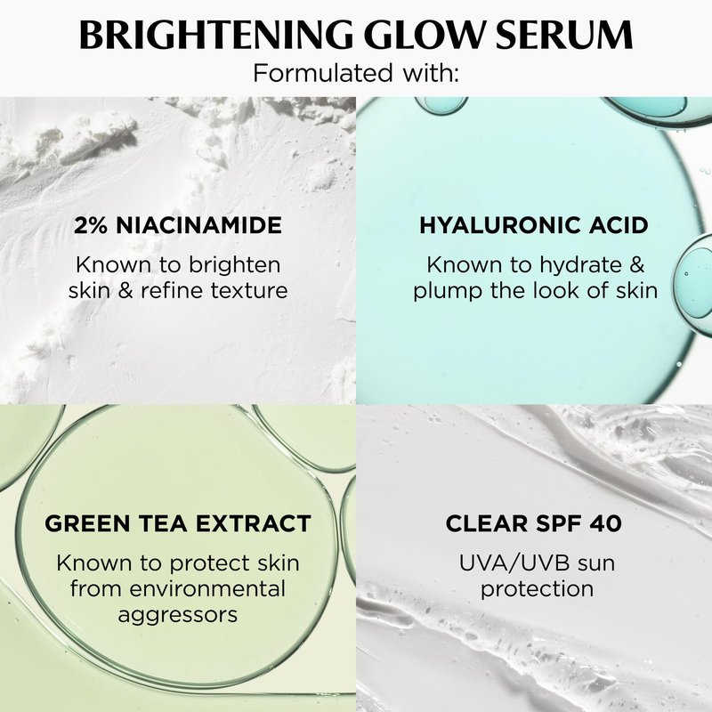 IT Cosmetics CC+ Nude Glow (Light Medium) - Medium Coverage Foundation with SPF 40 & Brightening Glow Serum, Lightweight Skin Tint, 2% Niacinamide + Hyaluronic Acid, Up to 24H Hydration - 1.08 fl oz