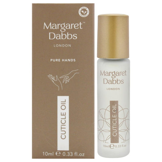 Margaret Dabbs London Pure Cuticle Oil Fast Absorbing Rollerball Oil to Restore Healthy Cuticles with Jojoba Oil and Borage Seed Oil 10ml