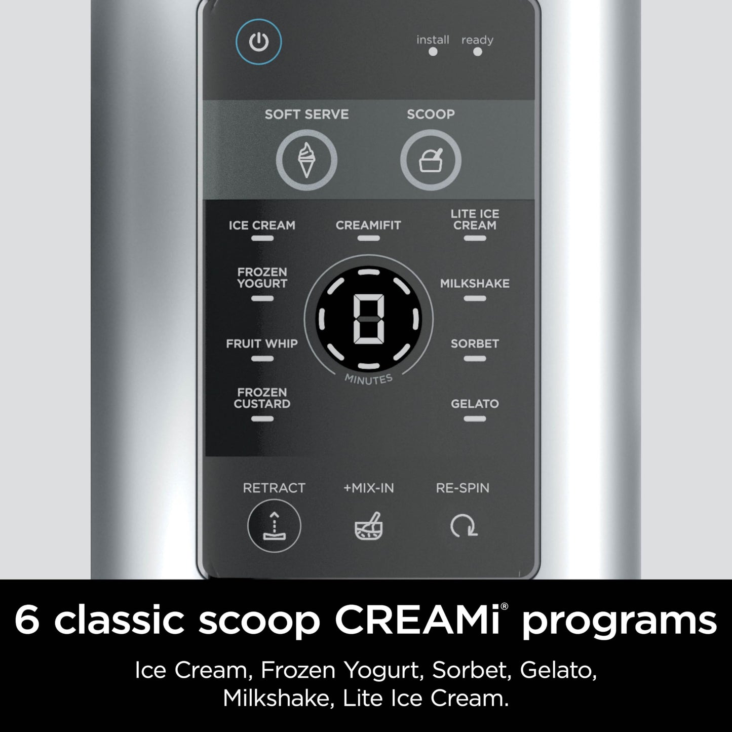 Ninja Swirl by CREAMi Ice Cream and Soft Serve Maker, Sorbet, Milkshake, Frozen Yogurt, Low Calories Program & More, 13-in-1, Soft Serve Handle, (2) CREAMi Swirl 16oz Pints, NC701 (Renewed)
