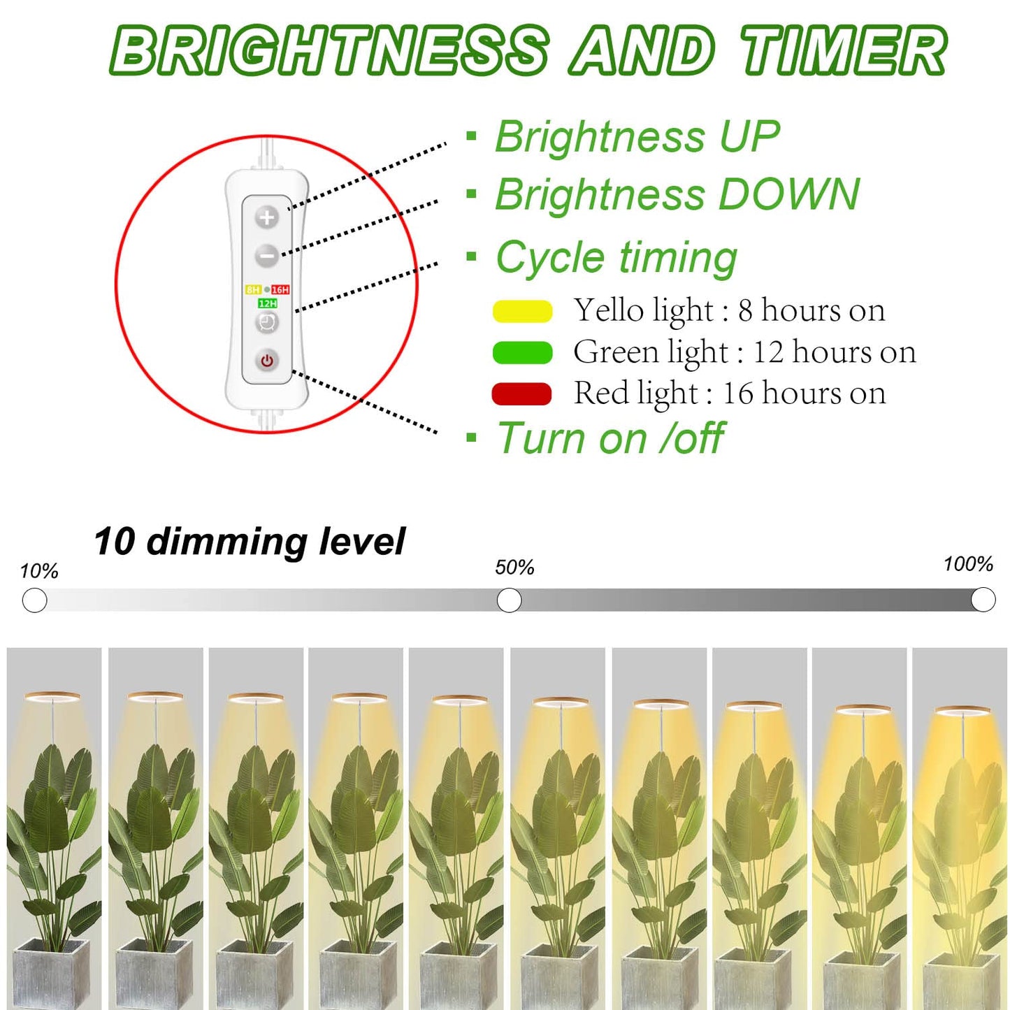 yadoker Plant Grow Light and Indoor Hydroponic Garden System