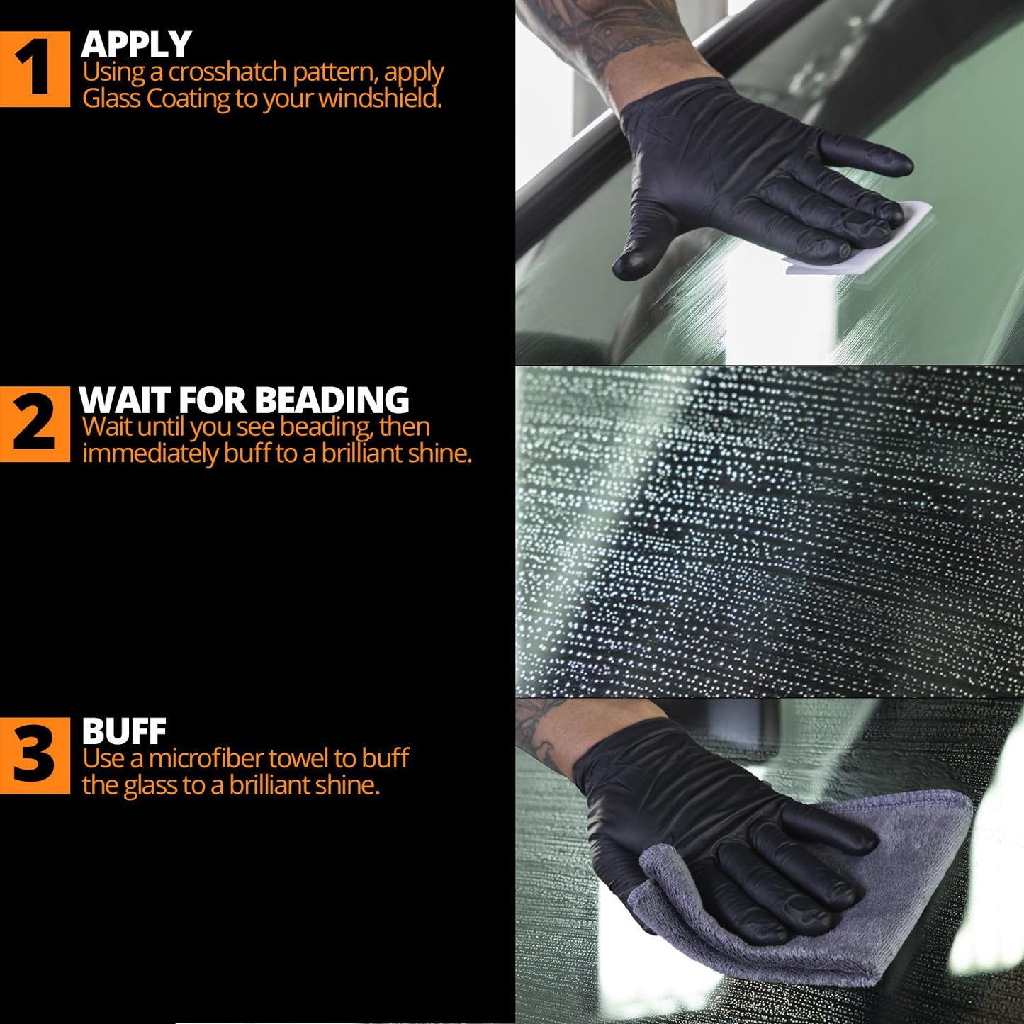 CERAKOTE Ceramic Glass Coat Protectant Pro Pack (20 Count Wipes) - Hydrophobic Automotive Rain Repellant, Long-Lasting and Durable Ceramic Coating, Quick and Easy Application