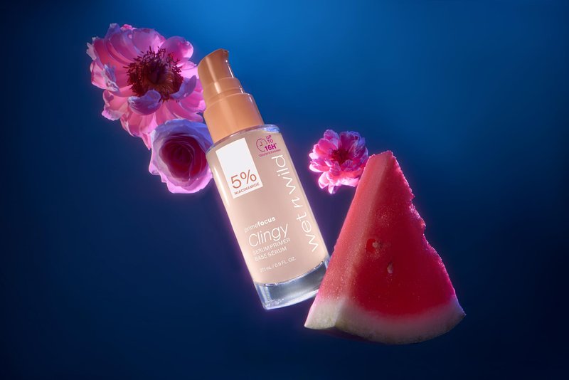 wet n wild Prime Focus Clingy Serum Primer, Hydrating & Brightening with 5% Niacinamide & 8% Glycerin, Long-Lasting 16-Hour Wear, Dewy Finish Skin-Enhancing Formula, Cruelty-Free