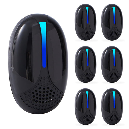 2026 Upgraded Ultrasonic Repeller Pest Indoor, Mouse Traps Repellent Insect Plug in, Pest Control Ant,Roach,Rodent, Mouse, Bugs, Mosquito, Spider, for Home, Office, Store 3 Mode Switching, 6 Packs