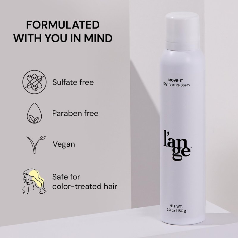 L'ANGE HAIR Move-It Super Dry Texture Spray | Absorbs Oil and Refreshes Hair | Texturizing Spray for Hair Volume | Adds Lightweight Lift and Body | Texturizing Product For Women