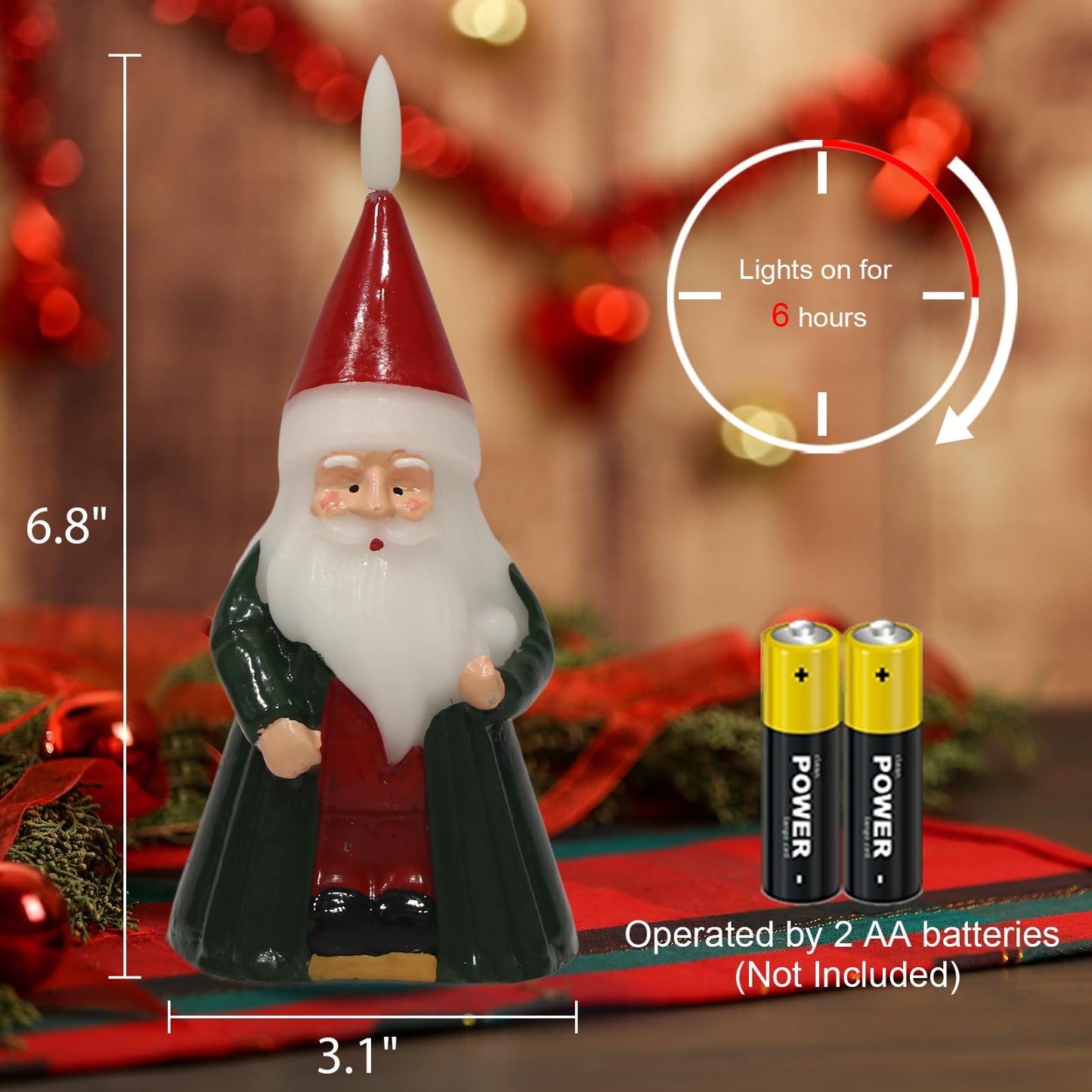 KunSwenn Battery Operated Flameless Flickering Candles with Remote Timer, LED Real Wax Pillar Candlesticks with Realistic 3D Wick, Set of 3 Live Laugh Love Home Decor(D3xH4 5" 6"")"