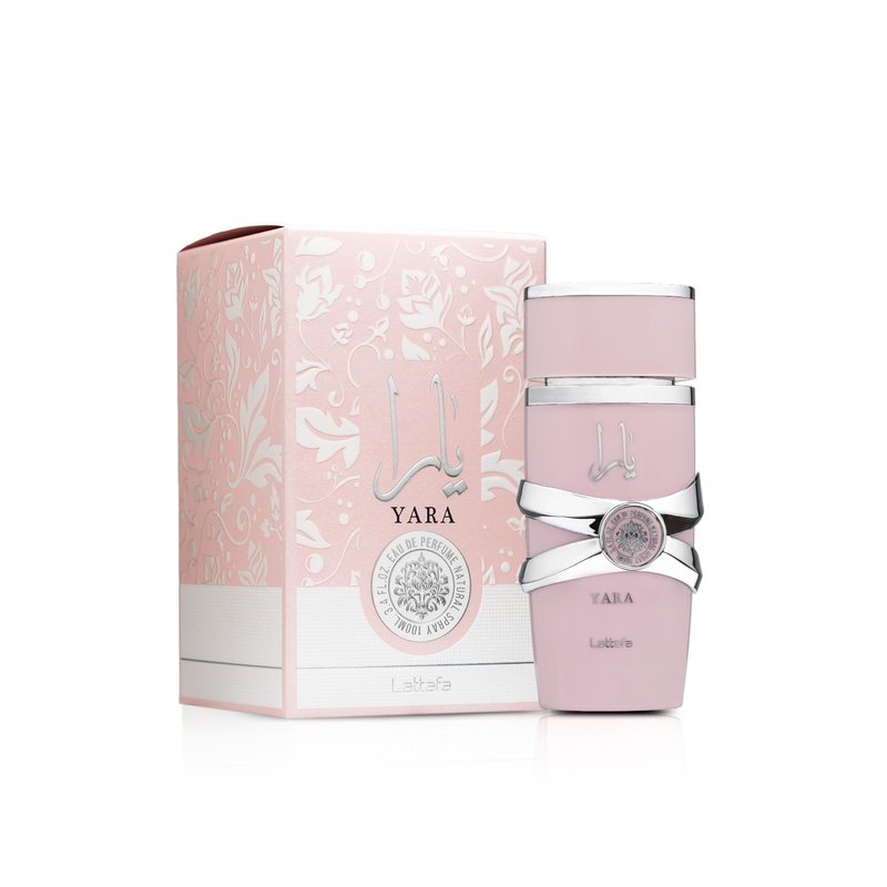 Lattafa Yara - Vanilla, Gourmand, Fruity, Floral - Eau de Parfum Long-Lasting Fragrance for Women, 3.40 Ounce / 100 ml