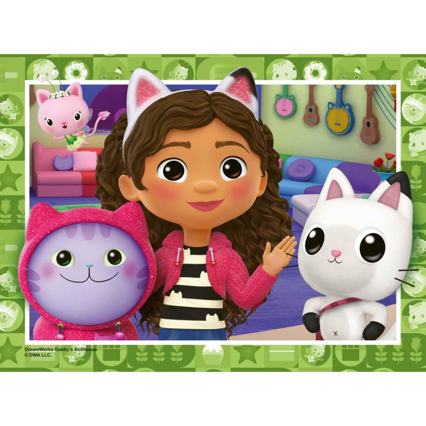 Ravensburger Gabby’s Dollhouse Jigsaw Puzzles for Kids Age 3 Years Up - 4 in a Box (12, 16, 20, 24 Pieces) - Educational Toys for Toddlers