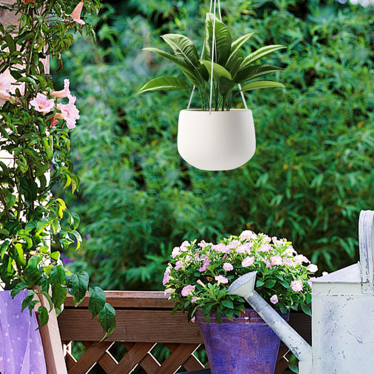 DOITOOL 30PCS Hanging Basket Chains 15.33''+14.15''+9.24Inch Plant Chains with Hooks Replacement Plant Hangers 3 Different Sizes Plastic Hangers for Hanging Baskets Bird Feeders,Planters,Lanterns