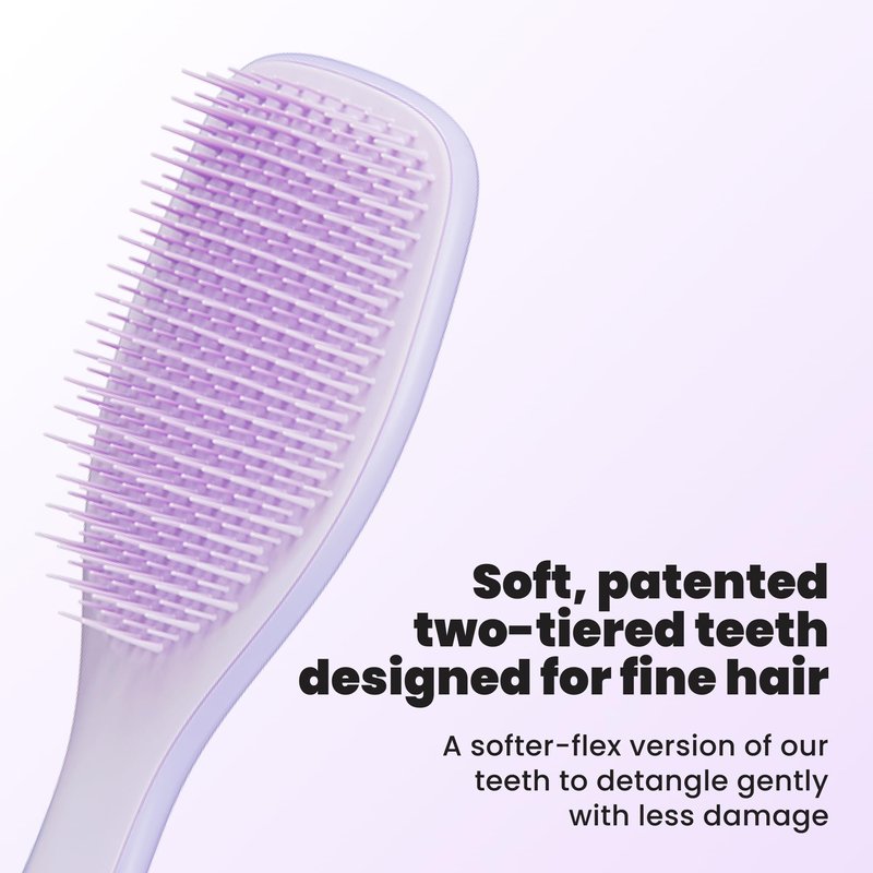 Tangle Teezer Fine & Fragile Ultimate Detangler Brush, Dry & Wet Hair Brush to Detangle & Reduce Breakage
