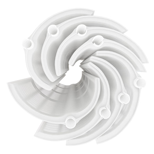 Cryspool® 1004 DE Filter Compatible with FNS Plus 48, DEL/DEV 48, DE4820, 59002300, FS-2004, PFS2448, FC-9540, PG-1904, 7 Full + 1 Partial, 48 Sq.Ft DE Grid Swimming Pool Filter Cartridge, 1 Set