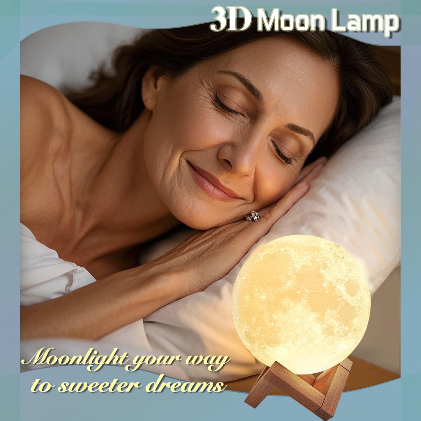 AHAGIFTREE Birthday Gifts for Women Self Care Gifts Get Well Soon Gifts Baskets with moon lamp for Women After Surgery,Mother's Day,11PC Spa,Thinking of You Gift, Care Package for Mom(turquoise)
