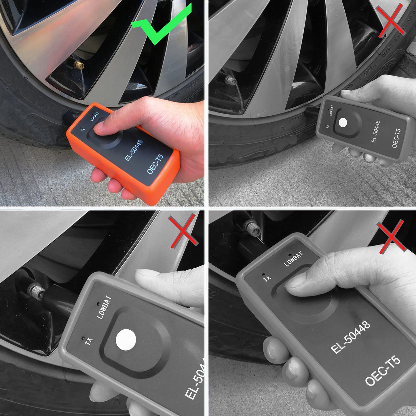 SpassLeben TPMS Relearn Tool for GM, Auto Tire Pressure Monitor Sensor Activation Reset Tool, Tire Sensor Reset Tool, for GM Series Vehicle 2006-2023