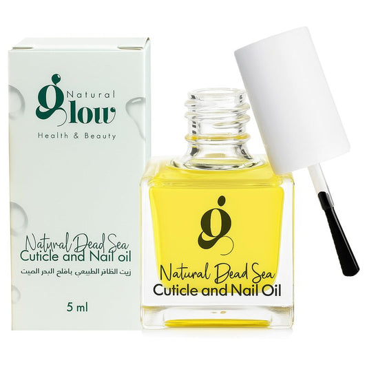 Dead Sea Cuticle & Nail Oil 5ml | Strengthens Nails & Deeply Moisturizes Dry, Cracked Cuticles | With Jojoba, Argan, Olive, Almond & Castor Oils + Vitamin E | Nail Repair & Growth Treatment