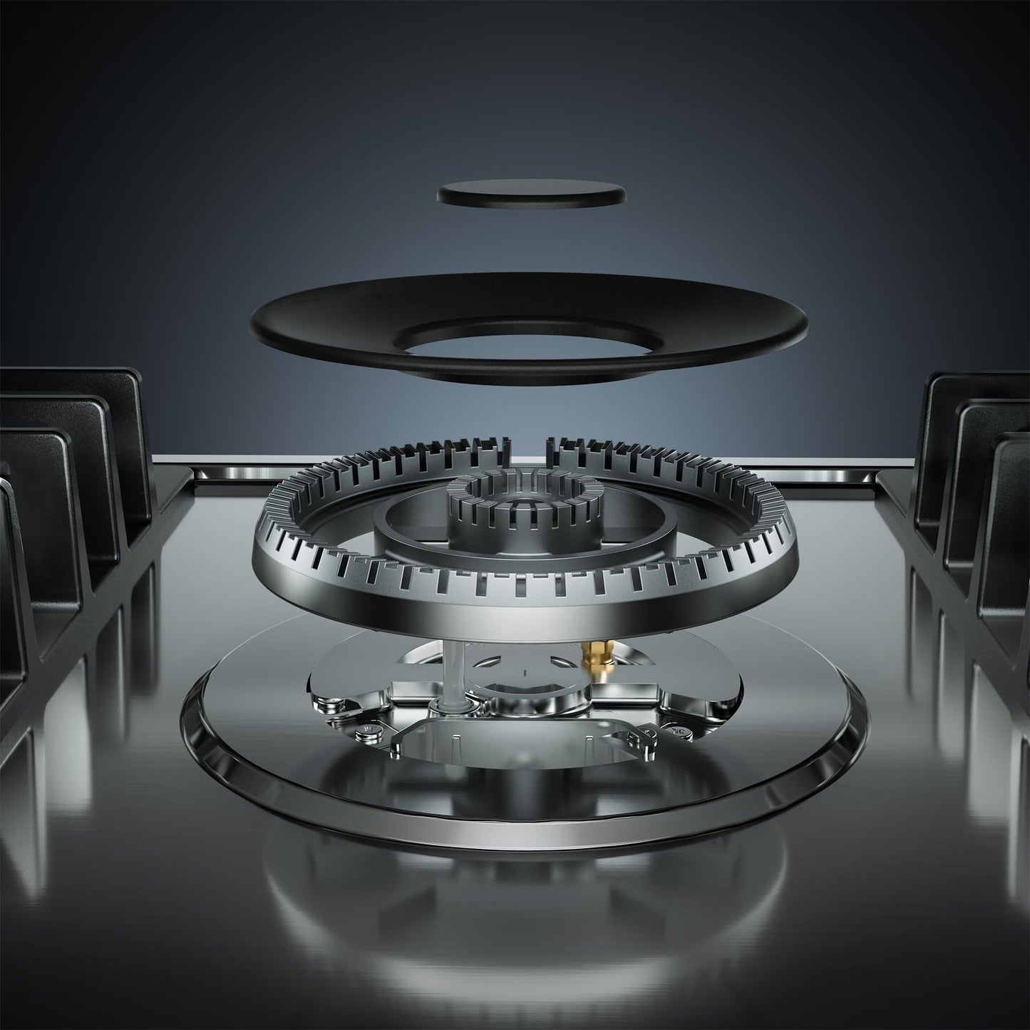 Empava 30 Inch Gas Cooktop with 5 World Class Made in Italy SABAF Burners, LPG/NG Convertible, Ideal RV Top Stoves for Kitchen, Stainless Steel