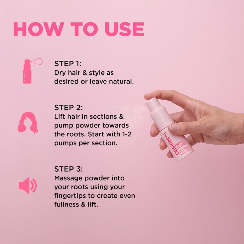 Puff.ME Root Volumizing and Texturizing Hair Powder