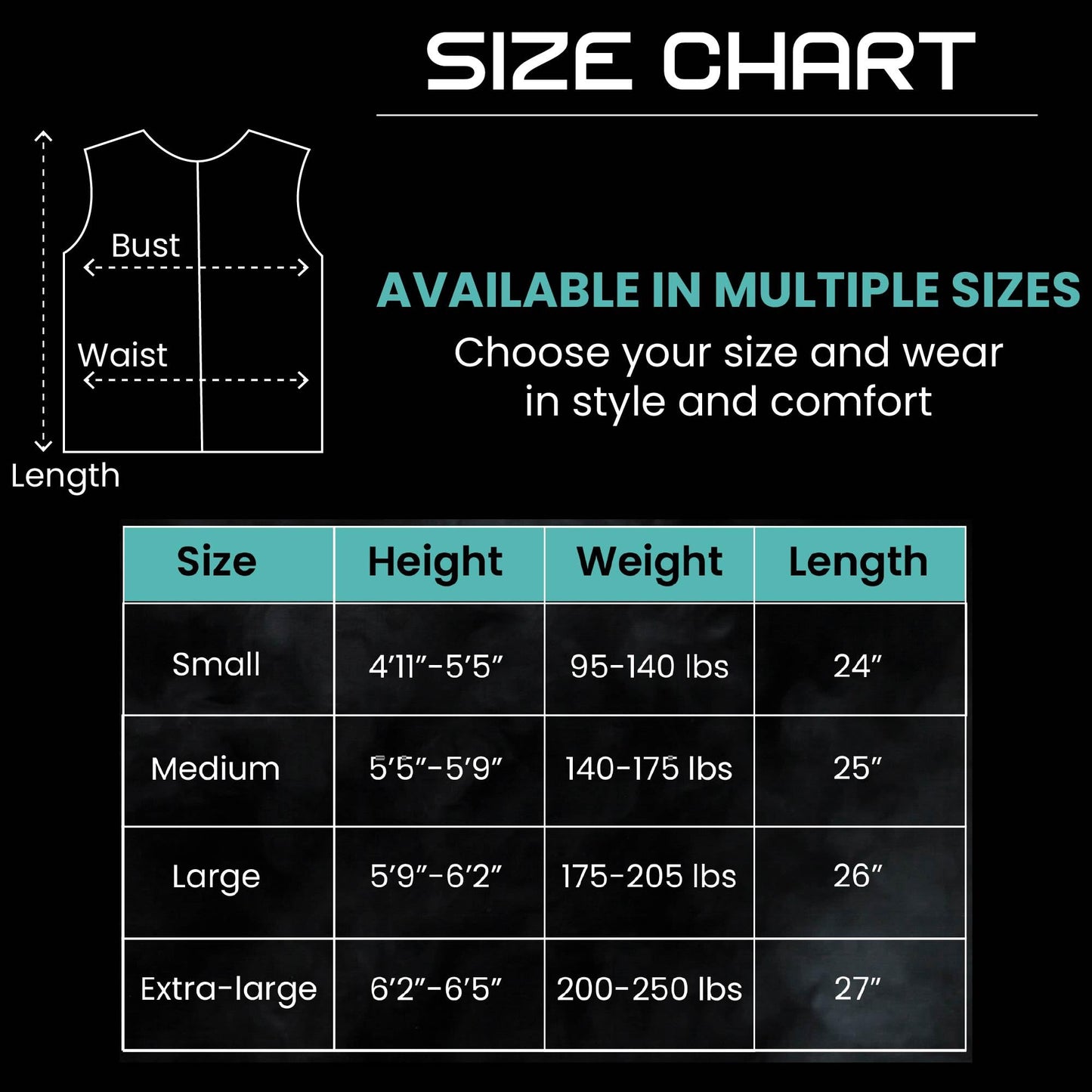 Challenge Weighted Workoutwear - Weighted Workout Vest, Compression Weighted Fitness Pro Vest, Strength Training Weight Vests with ⅛’ Thick Weights, Weight Vest Holds Up to 16 Lbs, Small