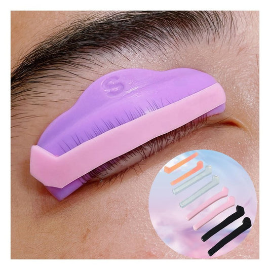 Liber Beauty Lash Lift Ribbon Self Sticky Eyelash Lift Rods Covers Silicone Pads Curlers 8 Piece Soft Stripes Lash Lift Tool Flexible Silicone Perm Roller