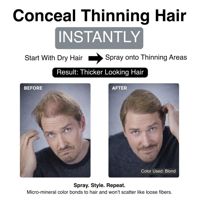 Mane Hair Thickening Spray & Root Touch Up