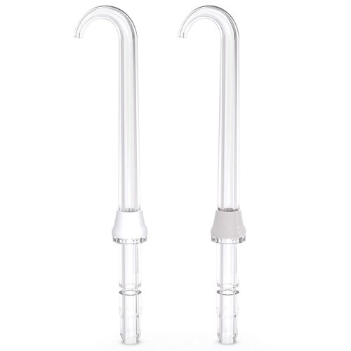 Waterpik Cordless Pearl Water Flosser Rechargeable Portable Water Flosser for Teeth, Gums & Genuine Implant Denture Replacement Tips, Water Flosser Tip Replacement, DT-100E, 2 Count