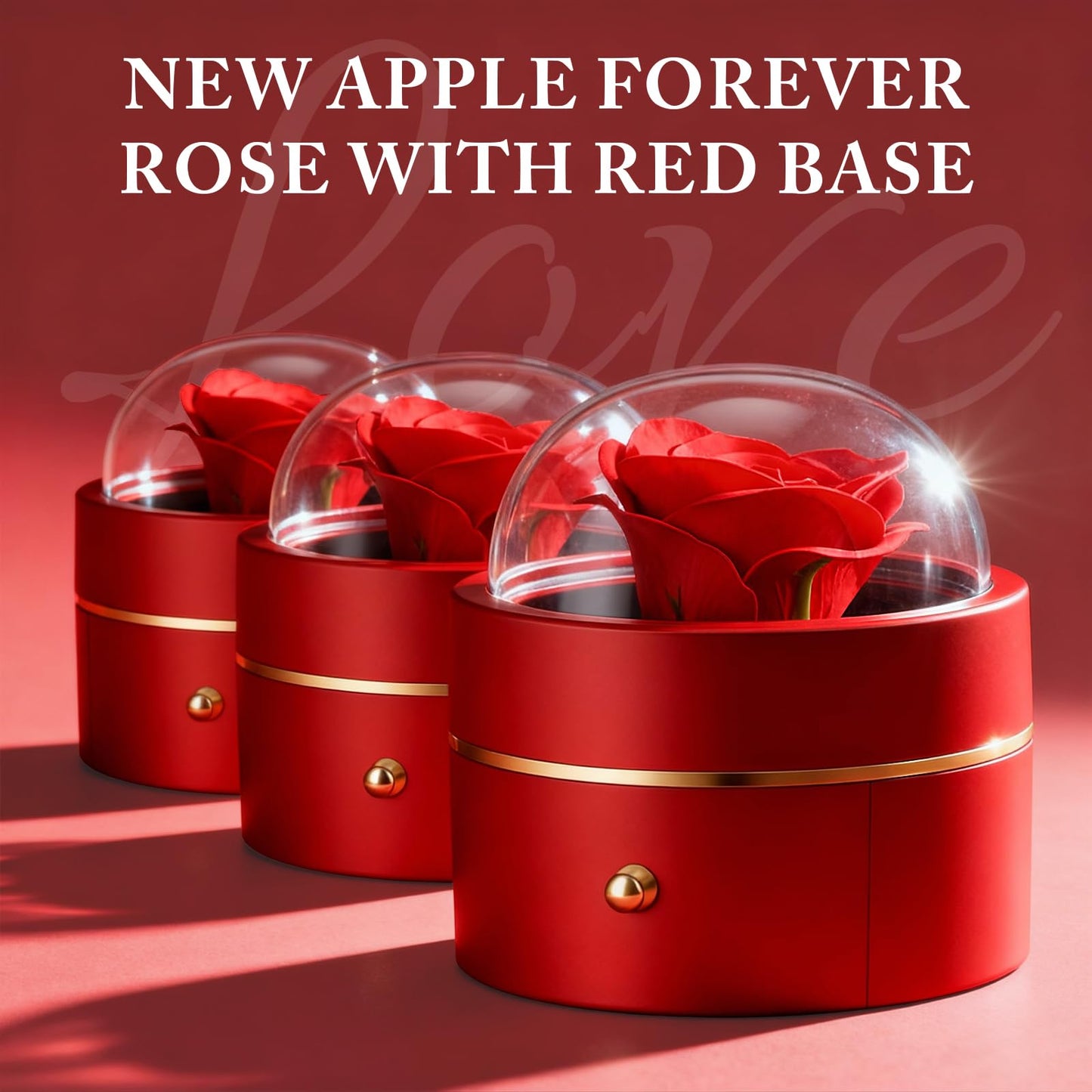iceevery Forever Rose,Flowers,Preserved Roses with Necklace,Preserved Real Rose with Necklace,Flowers for Delivery Prime,Rose in A Box,Romantic Gifts for Mama,Mother(Sliver to My Lover)