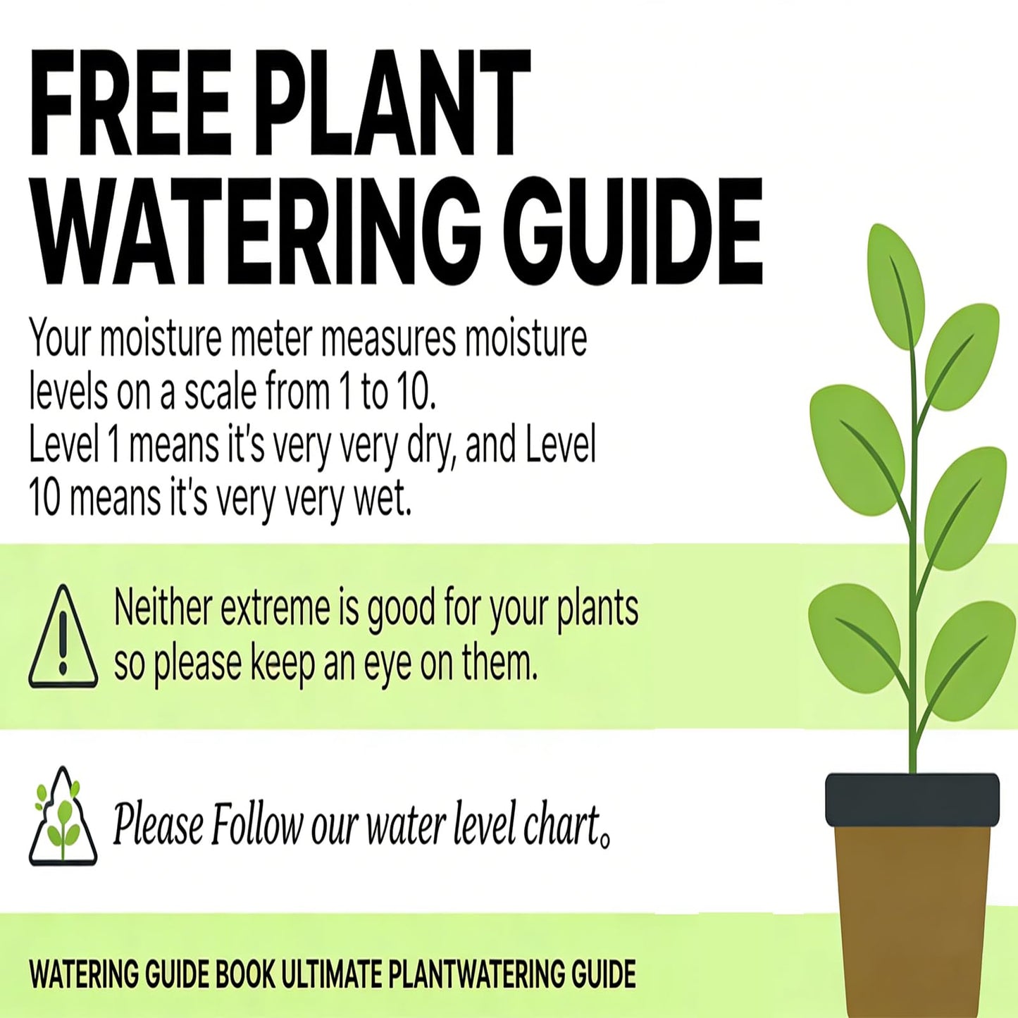METINFUS Pack of 4 Green Soil Moisture Meter for Plants, Soil Meter, Soil Tester, Hygrometer for Garden, Farm, Lawn, Ideal for Beginners & Indoor Plant Enthusiasts, No Battery Required