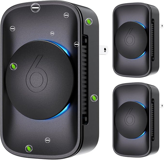 Plug-In Air Ionizer (3 Pack) Negative Ion Air Purifiers Quiet Air Freshener for Home Bedroom Kitchen Office,- Portable Mini Air Cleaner Odor, Smoke, Dust, Pet Smell
