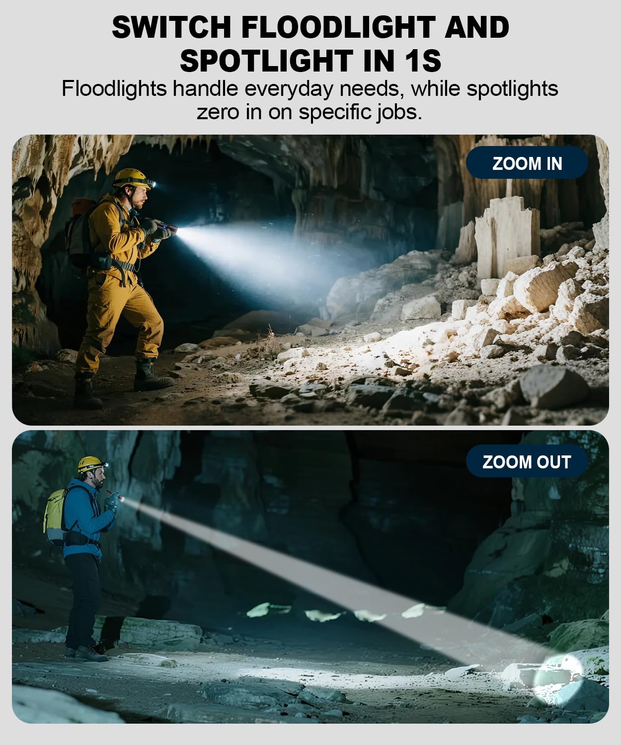 USB C Rechargeable Flashlight High Lumens -800L Super Bright Flash Light with 12H Long Life,5 Modes,Zoomable,Waterproof,Pocket Powerful Tactical LED Flashlights for Emergency Camping Outdoor 2PC