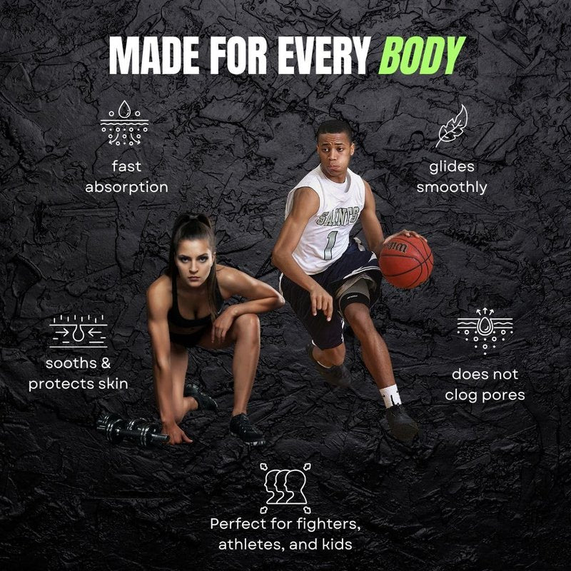 Fight Scrub Extra Strength Deodorant – Aluminum-Free, Baking Soda Formula for Athletes & Active Lifestyles – Long-Lasting Odor Protection – Handmade in the USA (2-Pack) (Unscented)