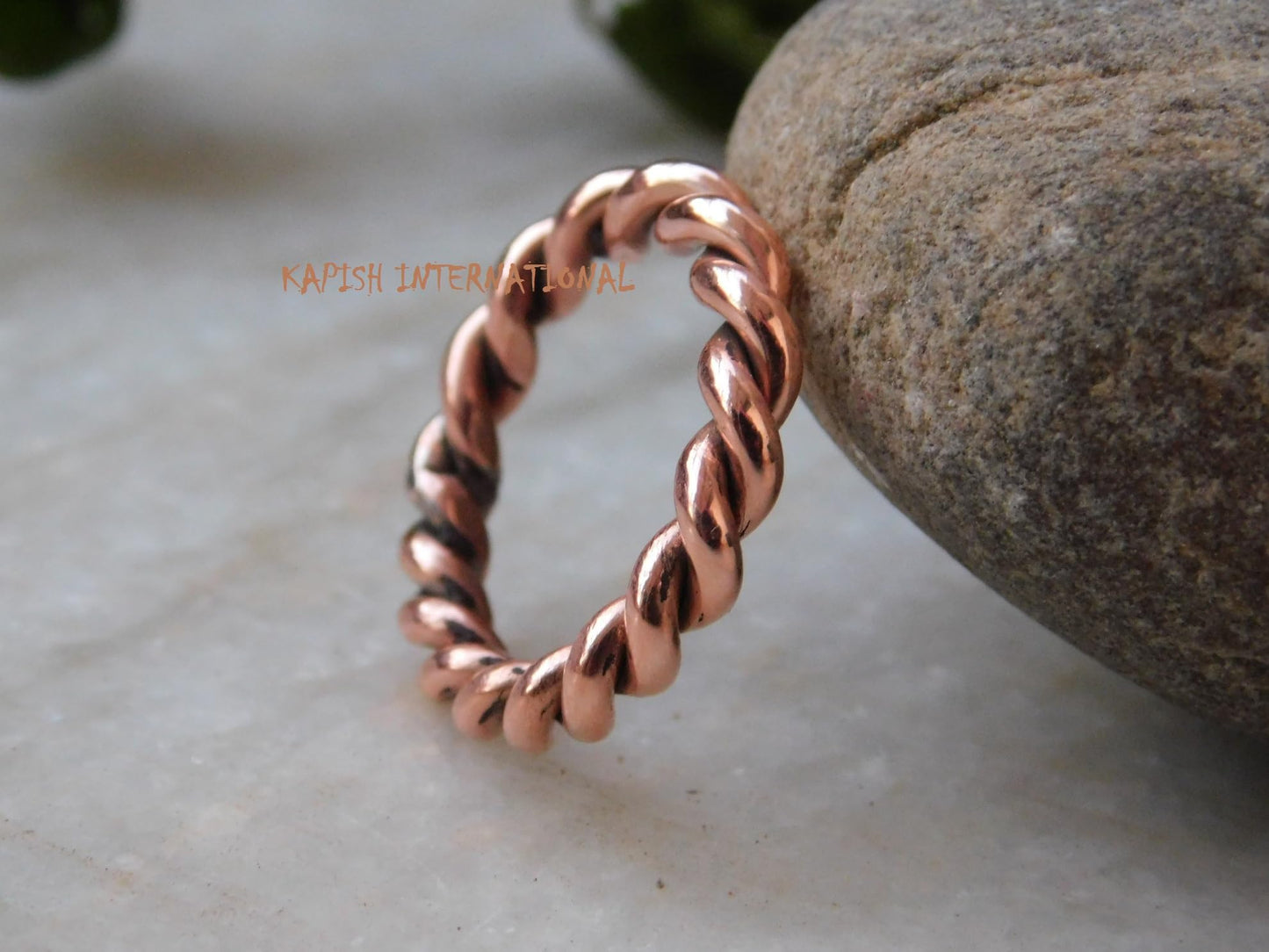 Pure copper tensor rings twisted, Simple ring, Tensor Rings Twist Ring Jewelry, Solid Copper Twisted ring for Men and Women, Jewelry for Unisex, (6)
