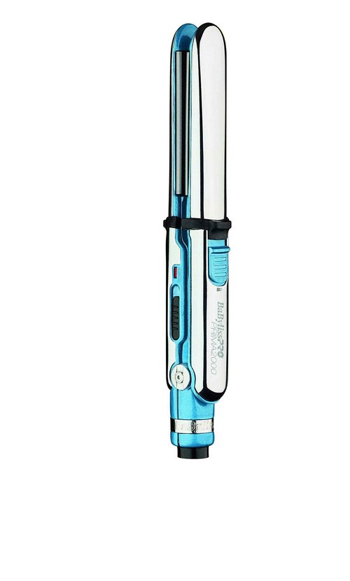 BaBylissPRO Flat Iron Hair Straightener, 3/4 Inch Nano Titanium Prima 2000 Mini Travel, Hair Styling Tools & Appliances, BNT2000UC