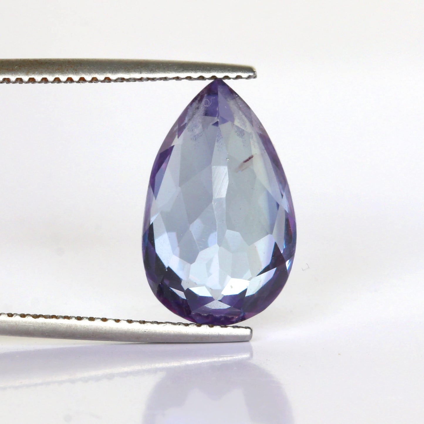 REAL-GEMS Natural Color Change Alexandrite Loose Gemstone 6.00 Carat Pear Cut Stone for Jewelry Making and Collection
