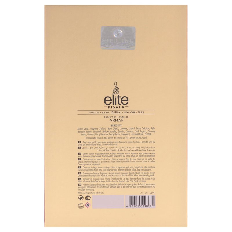 Risala Elite - Khazna Kohinoor for Unisex - 3.4 oz EDP Spray