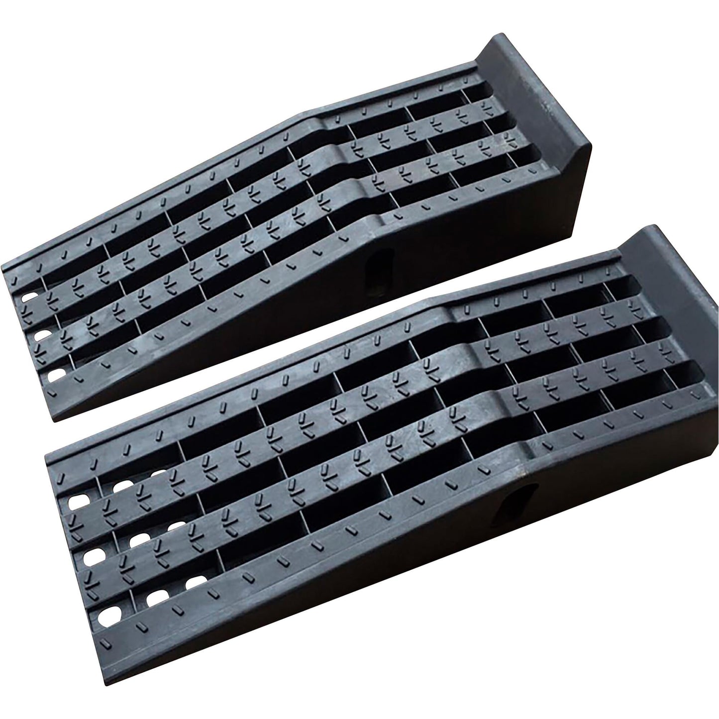 Ironton High-Impact Poly Car Ramps 12000 Lb GVW Set of 2, 6000 Lb Each, 35.5 in. L x 12 in. W x 8.5 in. H, Non-Skid Tread and Rubber Feet, for Cars, SUVs, Trucks and Vans