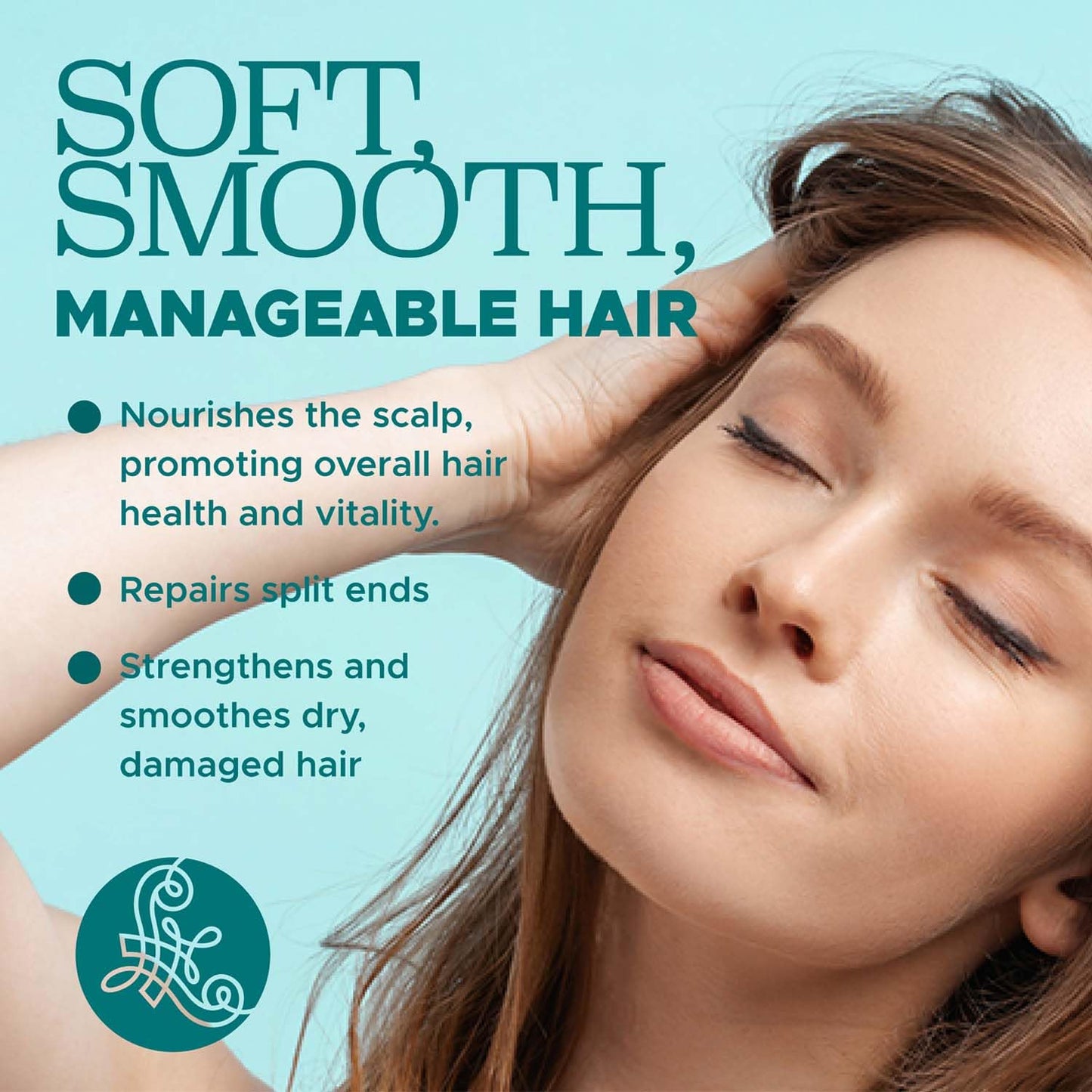 Luseta Thickening Hair Mask with Collagen Peptides Strenghten and Moisturize for Thin & Dry Hair, Promote Thickness and Reduce Breakage for Fuller-Looking Hair 16.9oz
